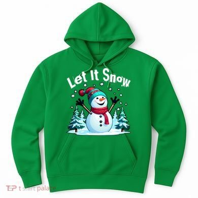 Let It Snow Snowman Hoodie