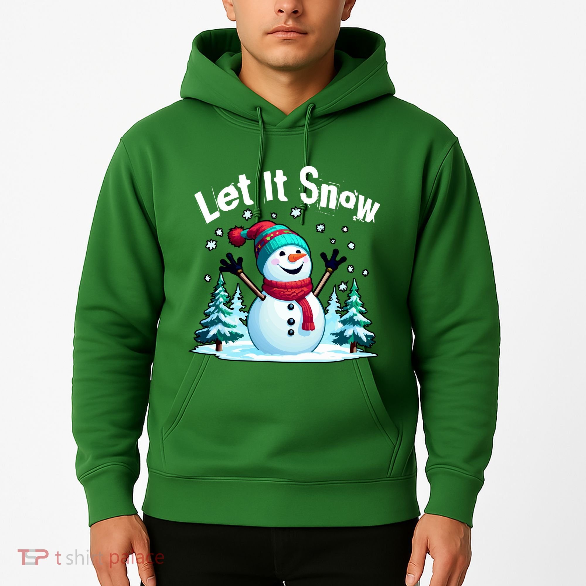 Let It Snow Snowman Hoodie