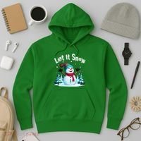 Let It Snow Snowman Hoodie thumb 3