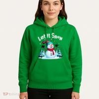 Let It Snow Snowman Hoodie thumb 5