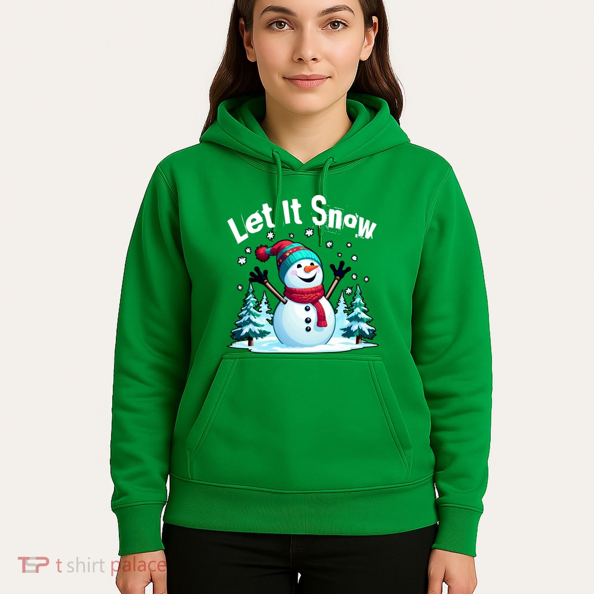 Let It Snow Snowman Hoodie