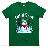 Let It Snow Snowman T-Shirt thumb 0