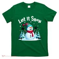 Let It Snow Snowman T-Shirt thumb 0