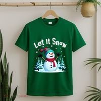 Let It Snow Snowman T-Shirt thumb 2
