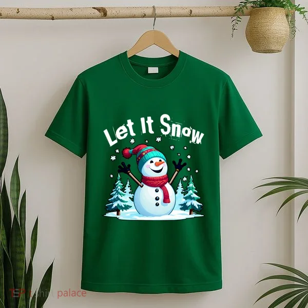 Let It Snow Snowman T-Shirt