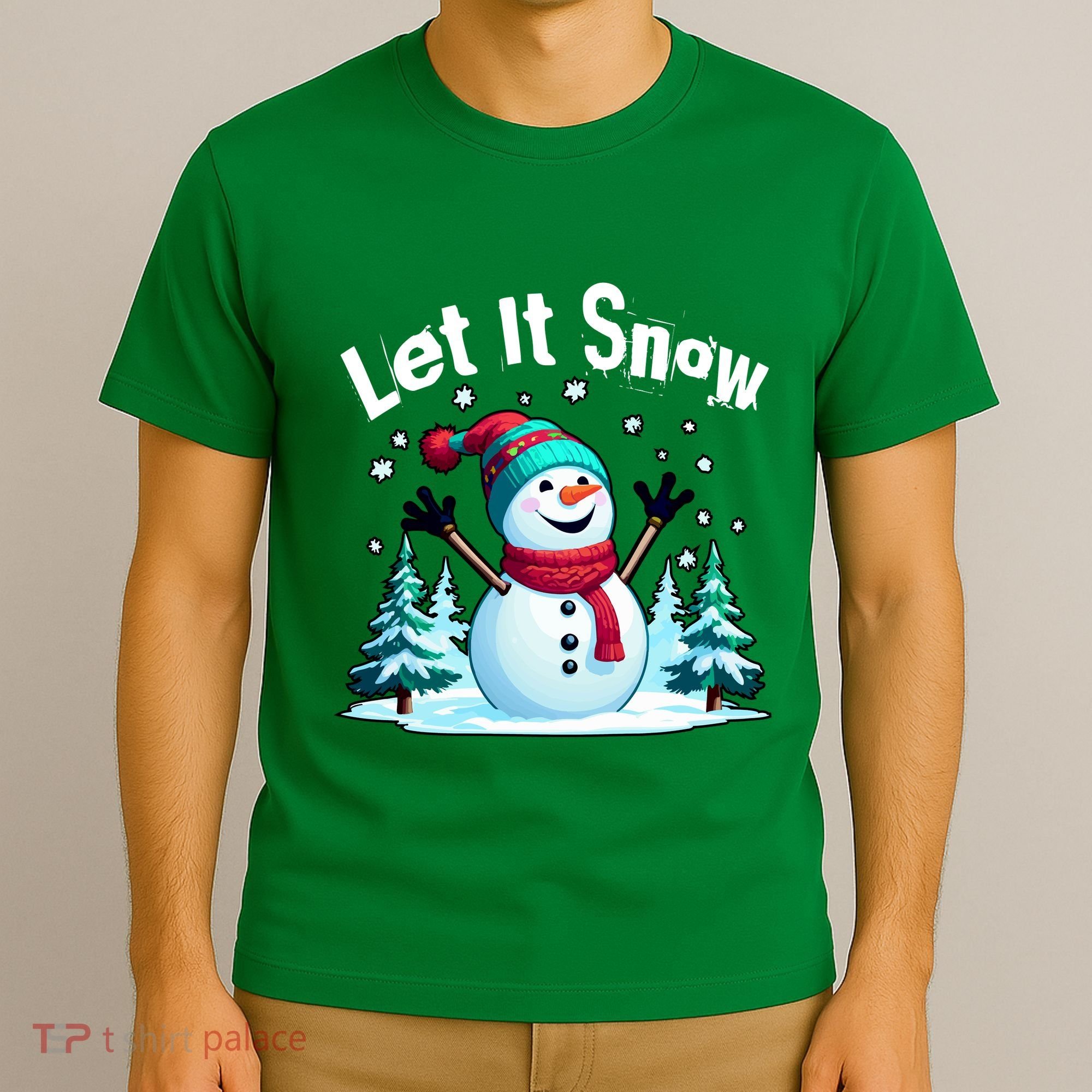 Let It Snow Snowman T-Shirt