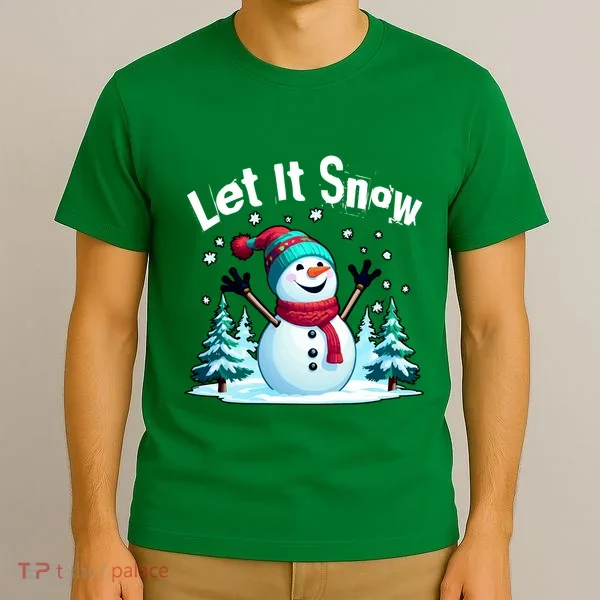 Let It Snow Snowman T-Shirt