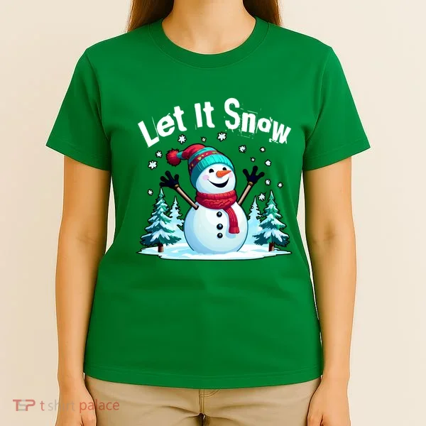 Let It Snow Snowman T-Shirt