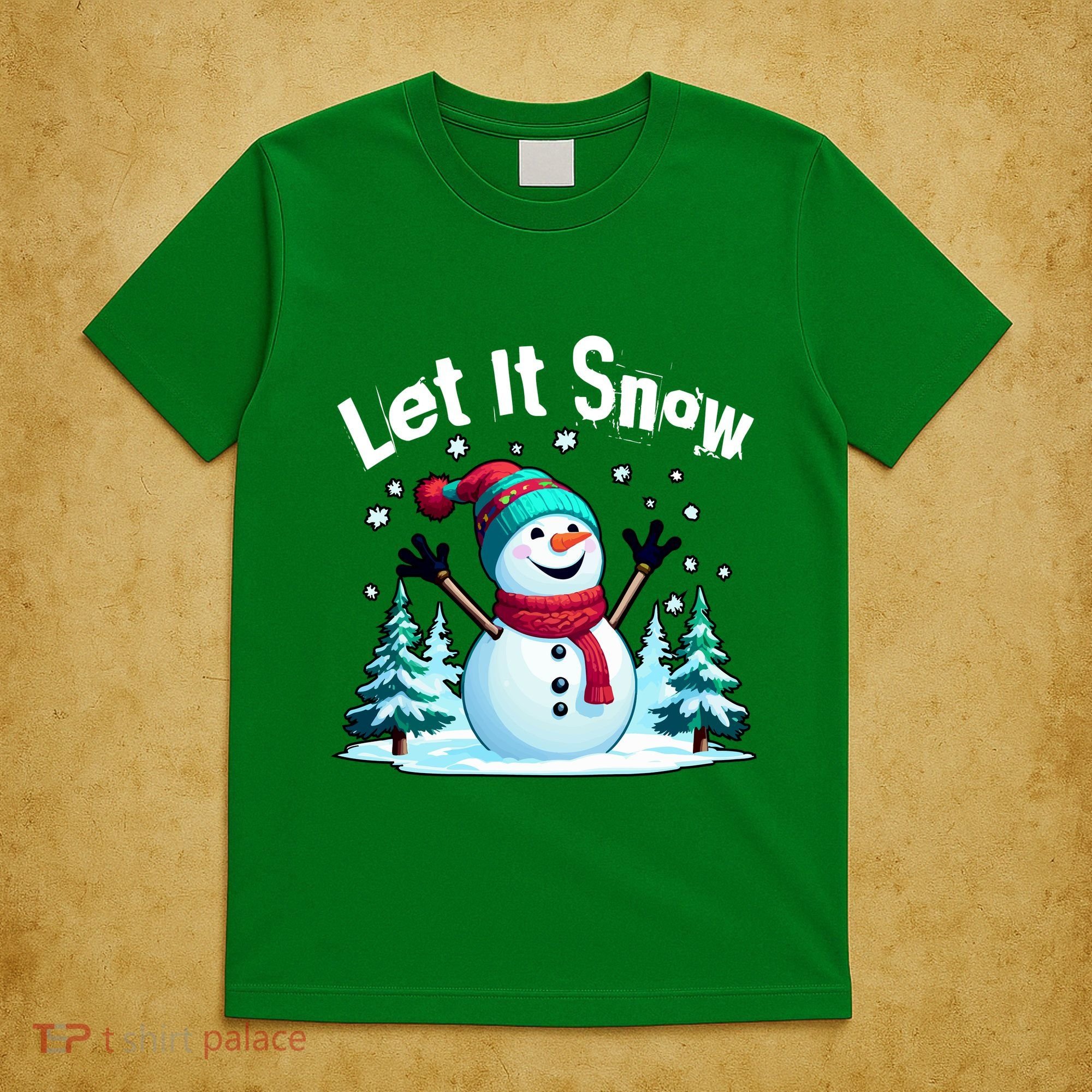 Let It Snow Snowman T-Shirt
