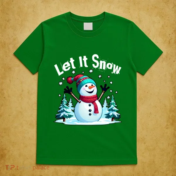 Let It Snow Snowman T-Shirt