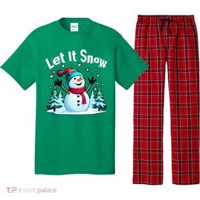 Let It Snow Snowman Pajama Set