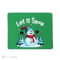 Let It Snow Snowman Mousepad thumb 0