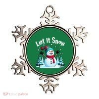 Let It Snow Snowman Ornament thumb 0