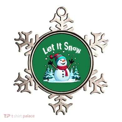 Let It Snow Snowman Ornament