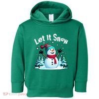 Let It Snow Snowman Toddler Hoodie thumb 0