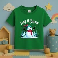 Let It Snow Snowman Toddler T-Shirt thumb 3