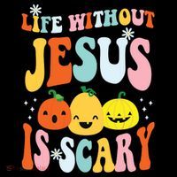 Life Is Scary Without Jesus Christian Faith Halloween Coffee Mug thumb 5