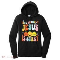 Life Is Scary Without Jesus Christian Faith Halloween Women's Hoodie thumb 0