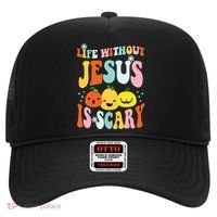 Life Is Scary Without Jesus Christian Faith Halloween Hat thumb 0