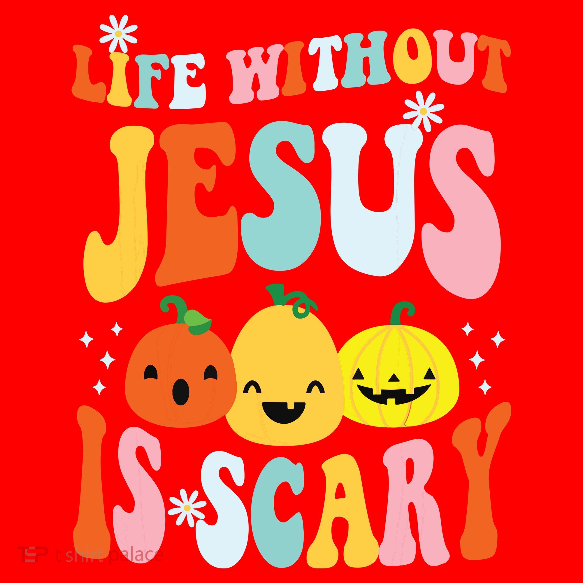 Life Is Scary Without Jesus Christian Faith Halloween Santa Hat