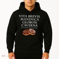 Life Is Short, Eat The Donut Latin Language Hoodie thumb 2