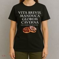 Life Is Short, Eat The Donut Latin Language T-Shirt thumb 4