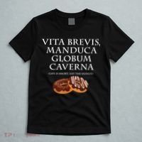 Life Is Short, Eat The Donut Latin Language T-Shirt thumb 5