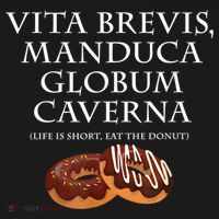 Life Is Short, Eat The Donut Latin Language Women's Hoodie thumb 2