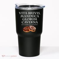 Life Is Short, Eat The Donut Latin Language Tumbler thumb 0