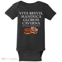 Life Is Short, Eat The Donut Latin Language Baby Bodysuit thumb 0
