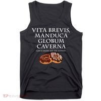 Life Is Short, Eat The Donut Latin Language Tank Top thumb 0