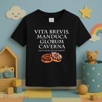 Life Is Short, Eat The Donut Latin Language Toddler T-Shirt thumb 3