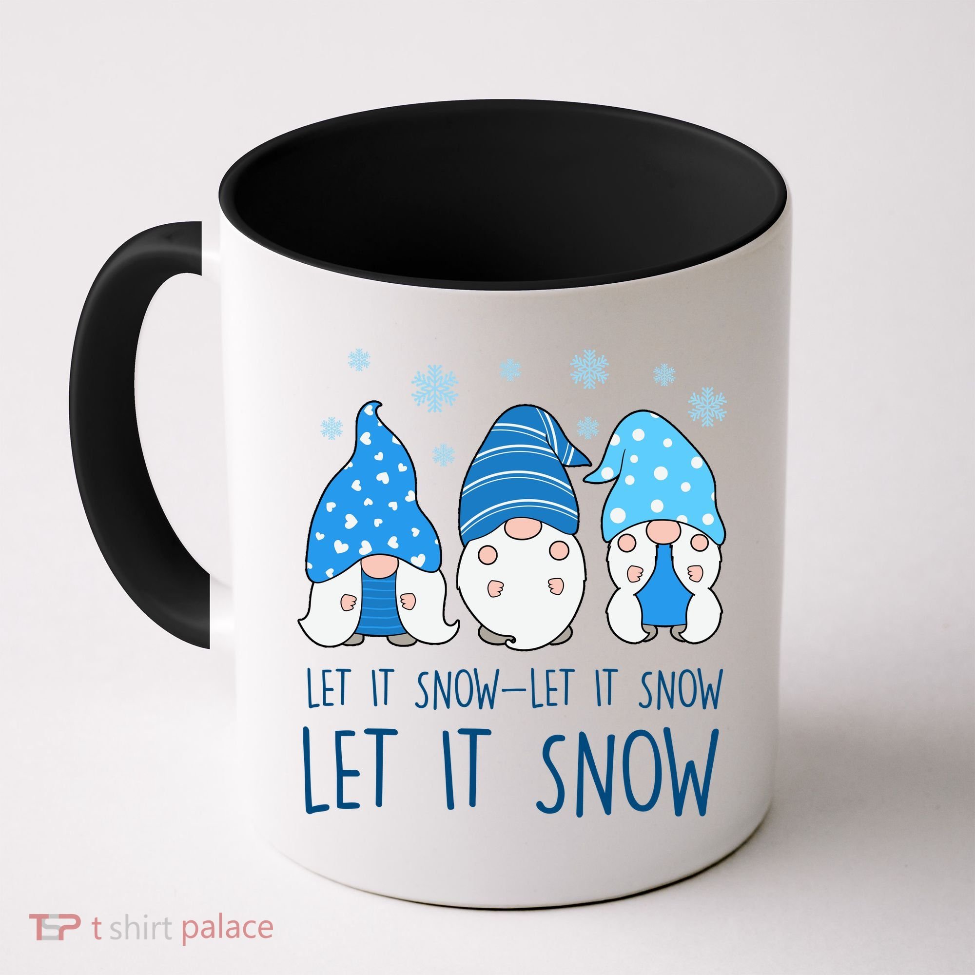 Let It Snow Gnomes Winter Holiday Cute Coffee Mug