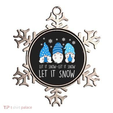 Let It Snow Gnomes Winter Holiday Cute Ornament
