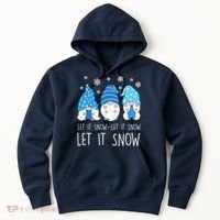 Let It Snow Gnomes Winter Holiday Cute Hoodie thumb 0