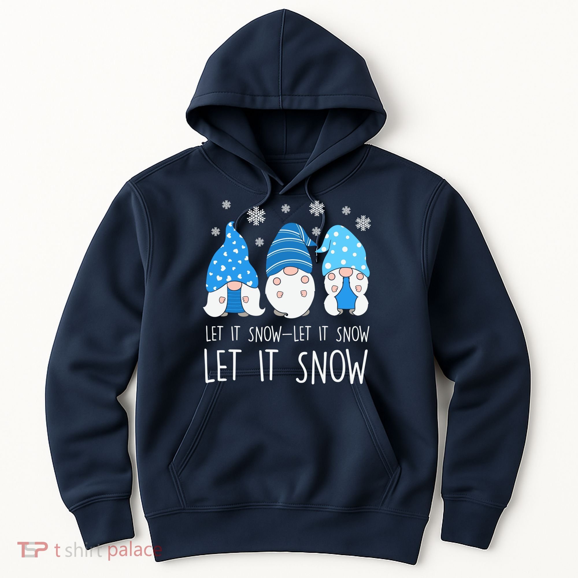 Let It Snow Gnomes Winter Holiday Cute Hoodie