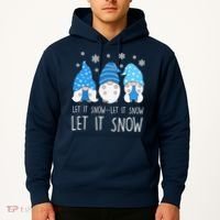 Let It Snow Gnomes Winter Holiday Cute Hoodie thumb 2