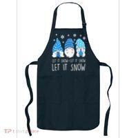 Let It Snow Gnomes Winter Holiday Cute Apron thumb 0