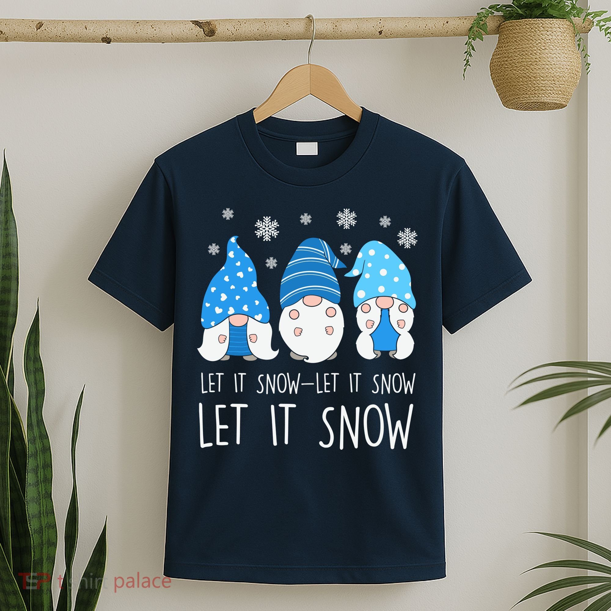 Let It Snow Gnomes Winter Holiday Cute T-Shirt