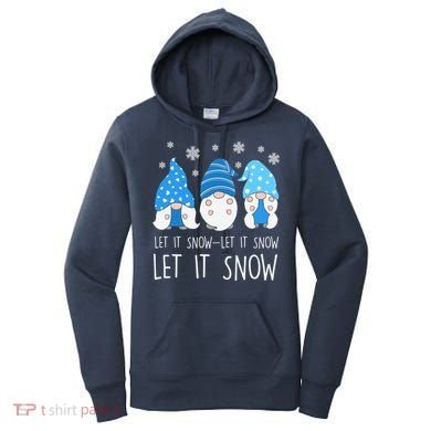 Let It Snow Gnomes Winter Holiday Cute Women's Hoodie