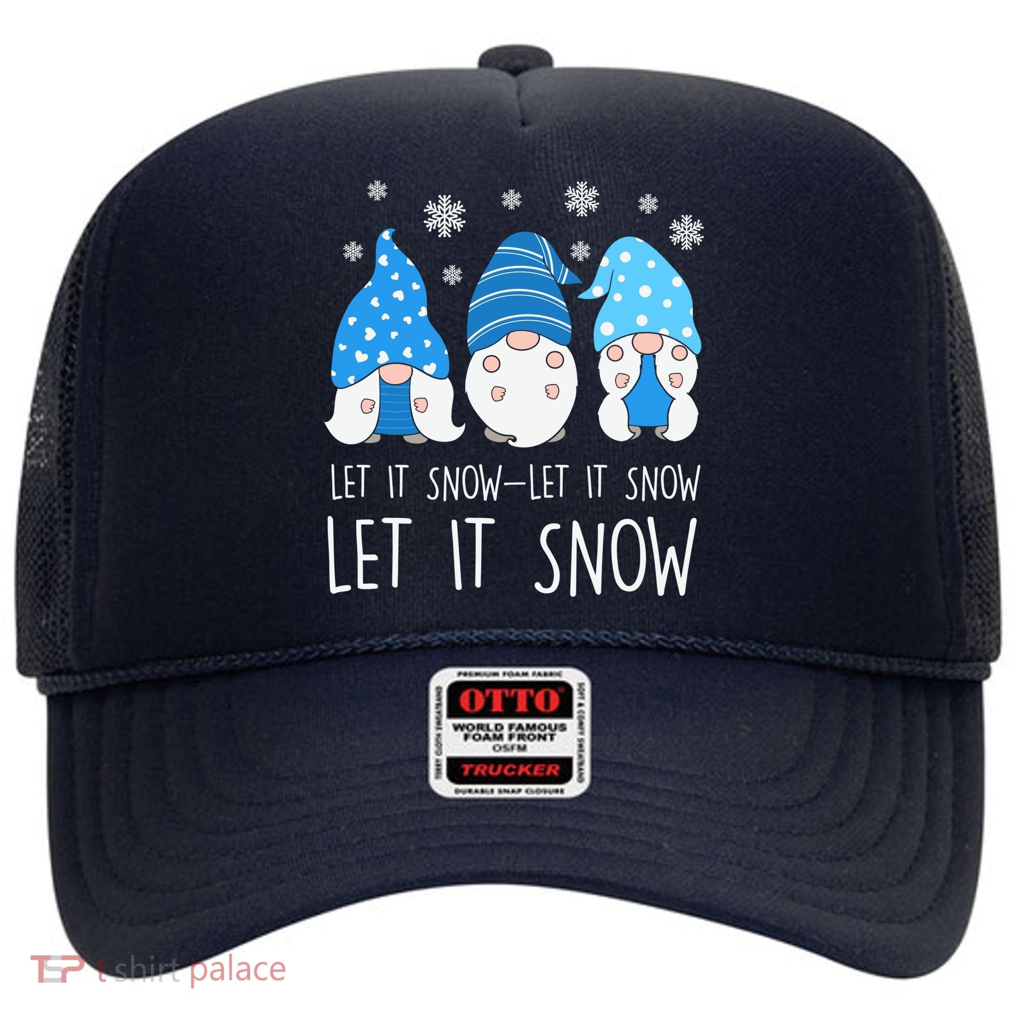 Let It Snow Gnomes Winter Holiday Cute Hat