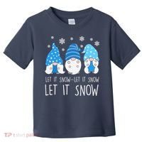 Let It Snow Gnomes Winter Holiday Cute Toddler T-Shirt thumb 0