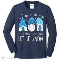 Let It Snow Gnomes Winter Holiday Cute Kids Long Sleeve Shirt thumb 0