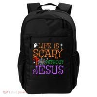 Life Is Scary Without Jesus Backpack thumb 0