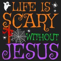 Life Is Scary Without Jesus Tumbler thumb 3