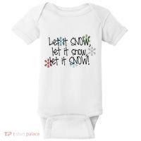 Let It Snow Let It Snow Let It Snow Baby Bodysuit thumb 0