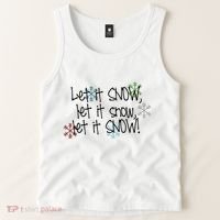 Let It Snow Let It Snow Let It Snow Tank Top thumb 2