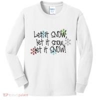 Let It Snow Let It Snow Let It Snow Kids Long Sleeve Shirt thumb 0