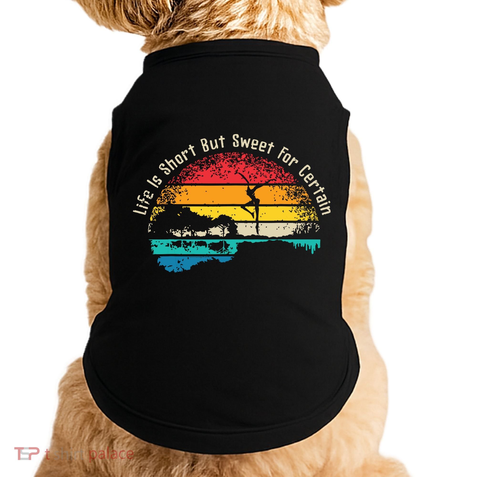 Life Is Short Guitar But Sweet For Certain Doggie Tank