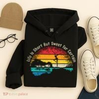 Life Is Short Guitar But Sweet For Certain Hoodie thumb 4